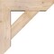 Ekena Millwork Traditional Slat Smooth Bracket w/ Offset Brace, Douglas Fir, 5 1/2"W x 18"D x 18"H BKT0604X18X18TRA06SDF - alternate 2